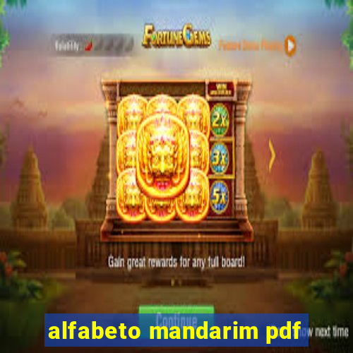 alfabeto mandarim pdf